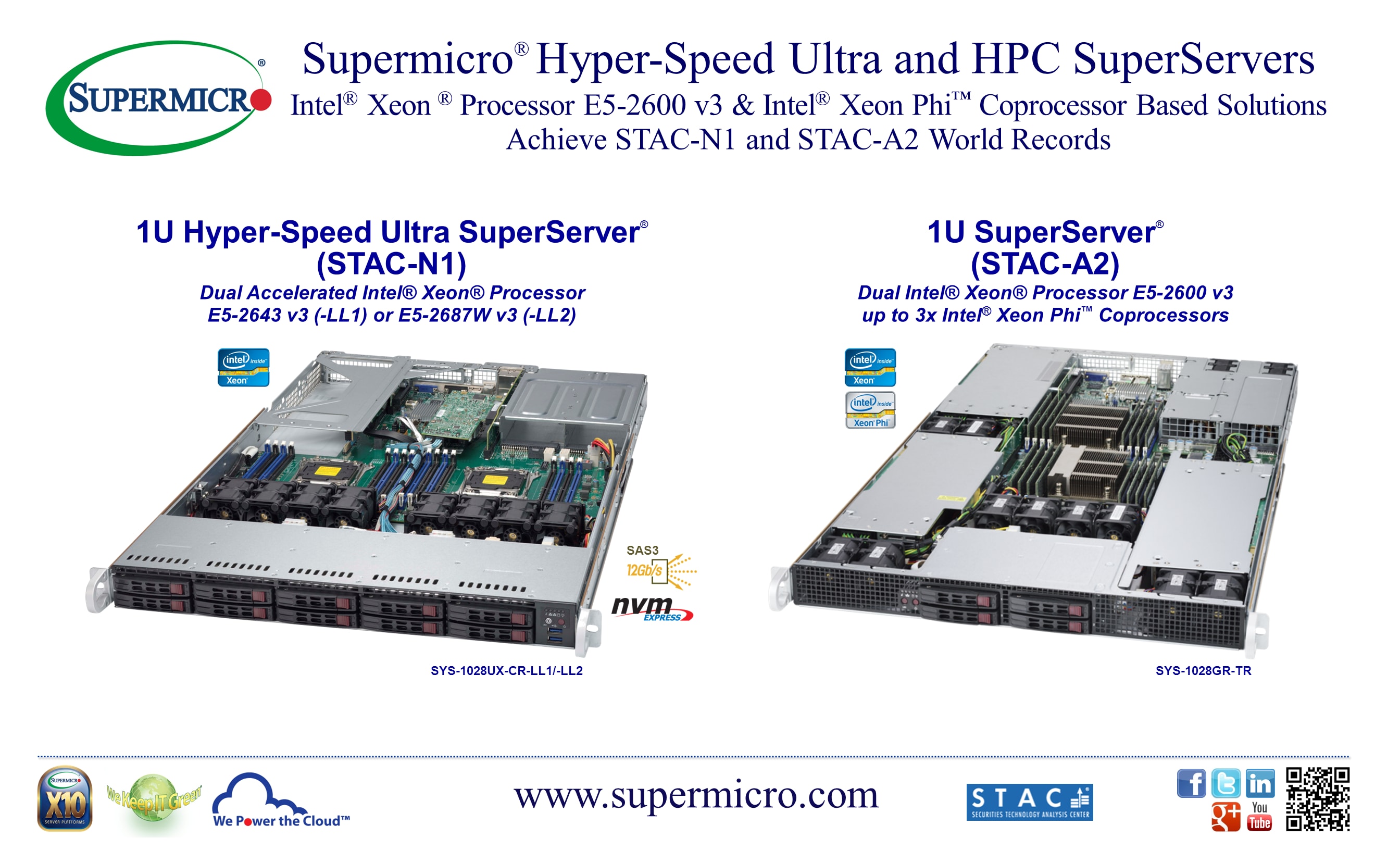 Supermicro News Supermicro® World Record Benchmarks for Low Latency and  Financial Computation Announced at STAC Summit
