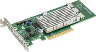Supermicro Accessory AOC-SLG3-2M2-O PCIe Add-On Card for up to two NVMe SSDs 