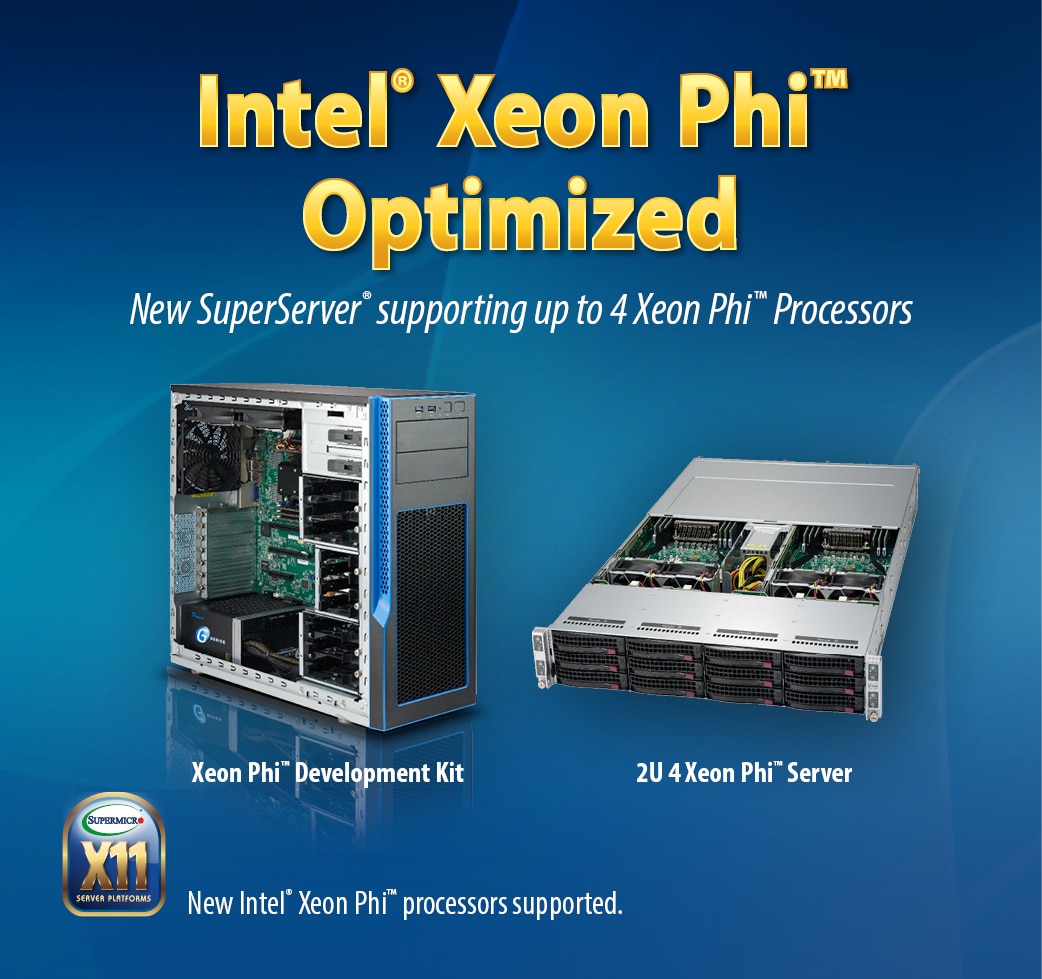 Coprocessor™ Optimized Solutions | Supermicro GPU/Coprocessor Solutions