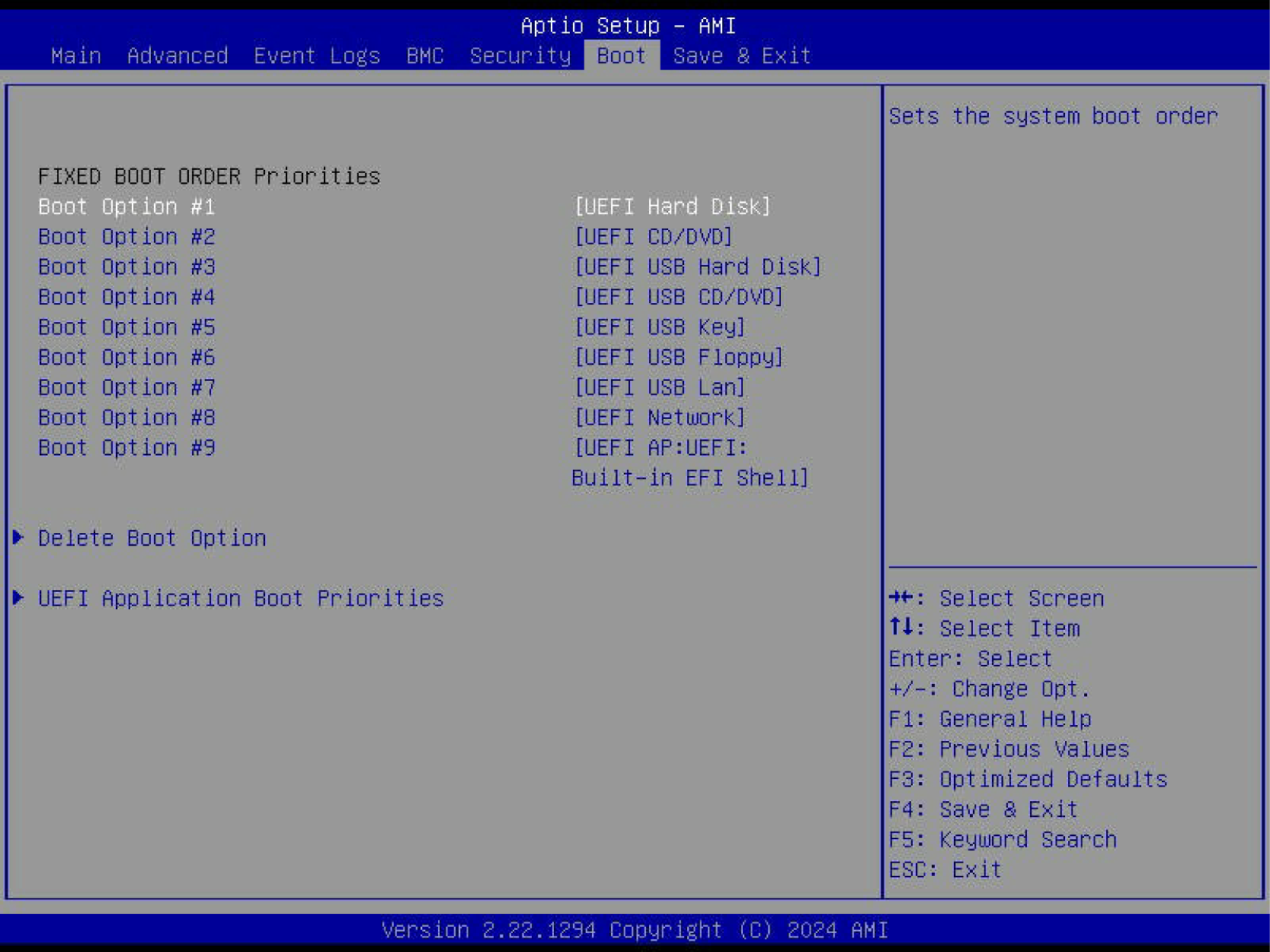 SuperServer SYS-112HA-TN: Boot