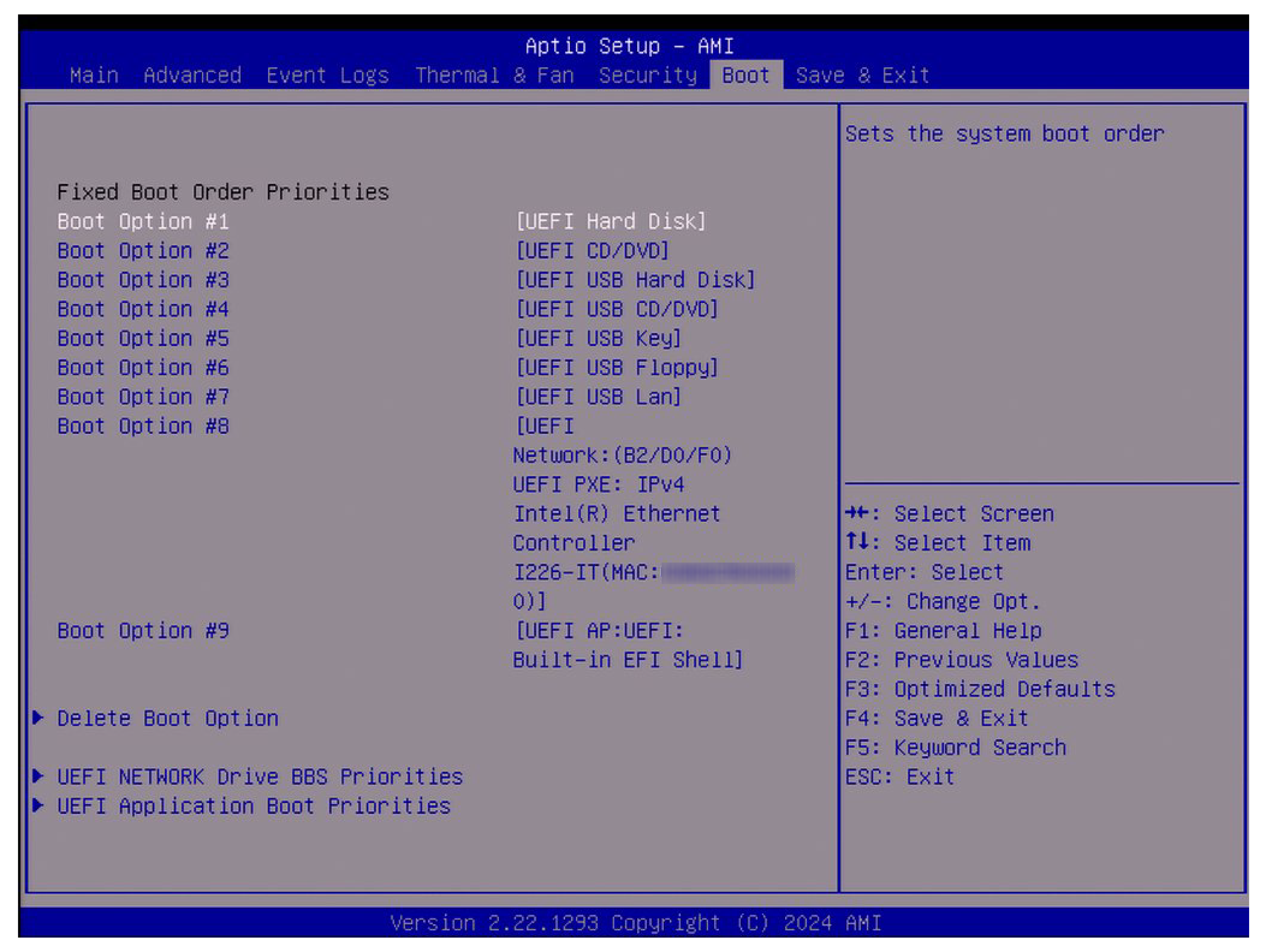 SuperServer SYS-E101-14AM-H/E: Boot