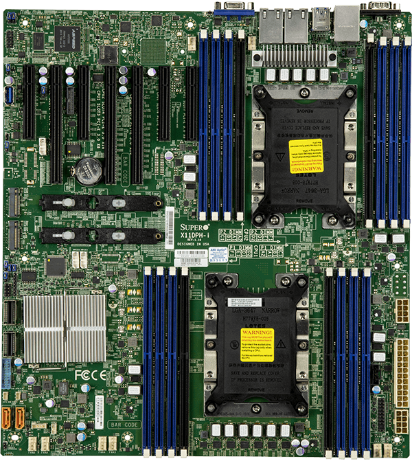 Supermicro X11DPH-I Motherboard Chipset Dual Socket P (LGA 3647