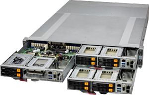 GrandTwin® フロントアクセス 2U ツインアーキテクチャ |Supermicro