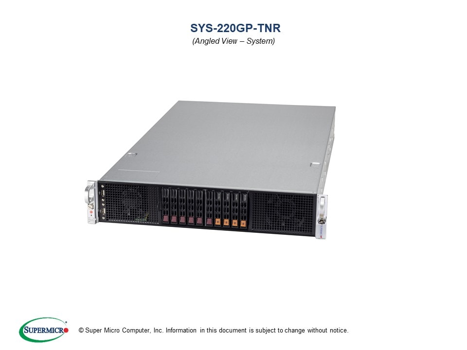 SYS-220GP-TNR Angle