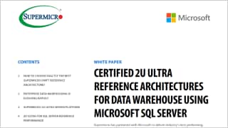 Supermicro white paper - Certified 2U Ultra DWFT