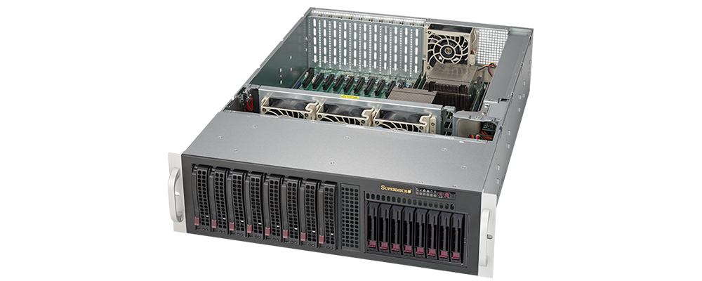 Systèmes Supermicro maxio-3U pour les applications à faible encombrement