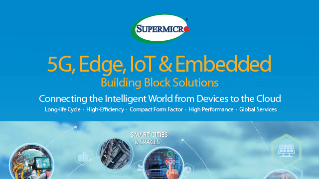 Vignette : Brochure sur les solutions 5G, Edge et IoT/Embedded Building Block