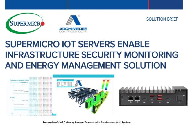 Thumbnail: Solution Brief – Supermicro IOT Servers Enable Infrastructure Security Monitoring And Energy Management Solution 