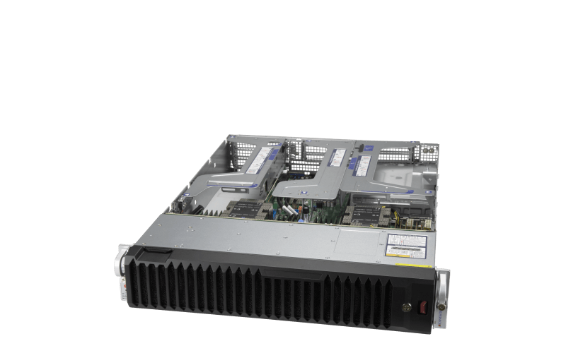 Serveur 2U à faible profondeur Supermicro Ultra pour la 5G, l'inférence AI et l'apprentissage automatique
