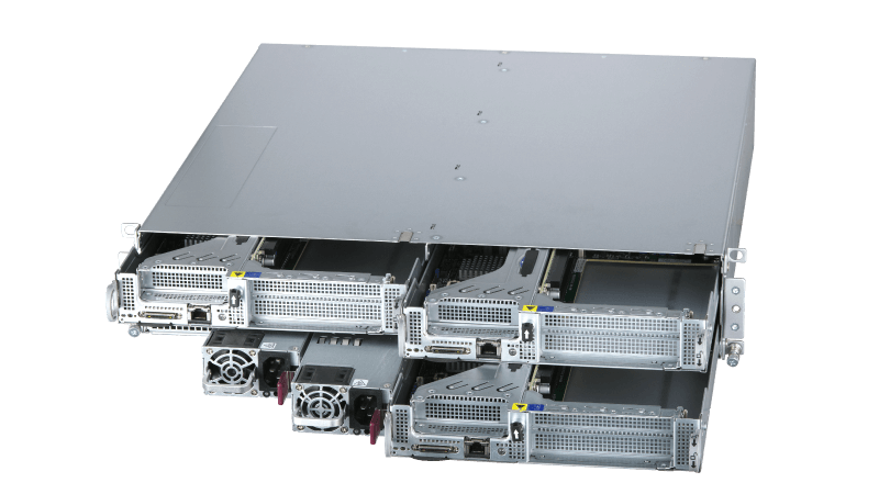 Serveur multi-nœuds à faible profondeur pour les déploiements 5G et Edge