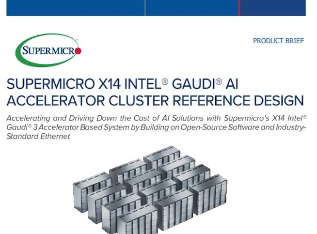 サムネイル製品概要 -Supermicro X14 インテル® Gaudi® AI アクセラレーター・クラスター・リファレンス・デザイン 