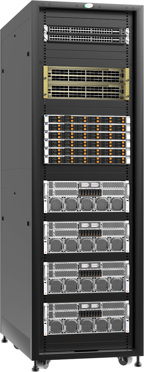 配備液冷 AMD Instinct GPU 伺服器的Supermicro 機架