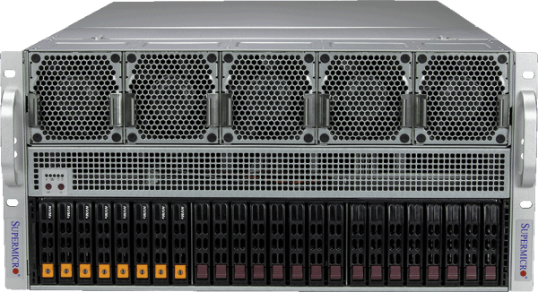 Supermicro X13 5U 8GPUシステム SYS-521GE-TNRT