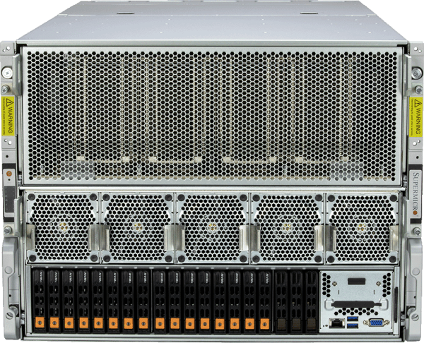 Supermicro X13 8U 8GPUシステム SYS-821GE-TNHR