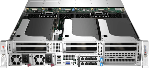 Supermicro Hyper-E system supporting NVIDIA L40S GPU