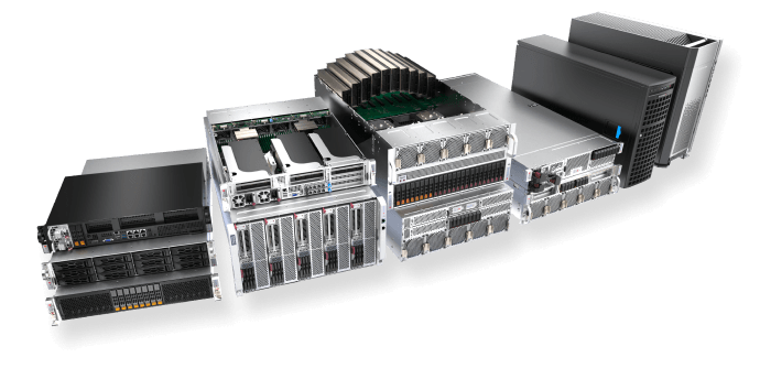 Imagen de la gama de sistemas con GPU