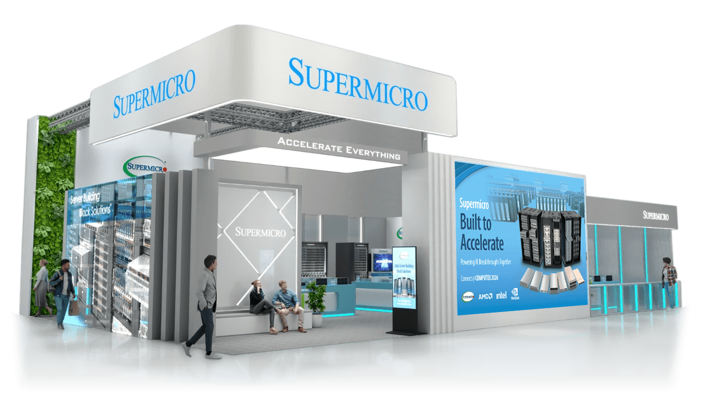 Supermicro COMPUTEX Taipei Booth 2026