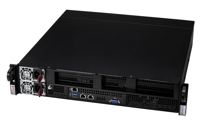 Supermicro 2U Edge AI System with Intel® Xeon® 6700/6500 series processors with P-cores or 6700 series processors with E-cores