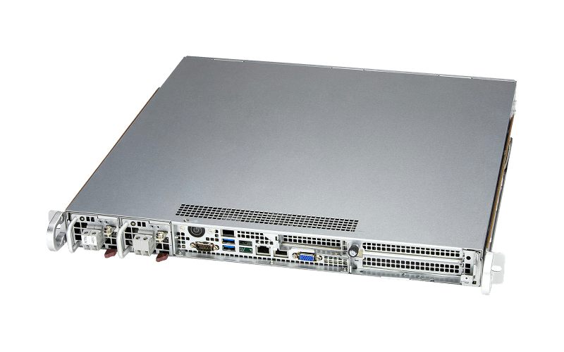 Supermicro 1U Edge System with Single Intel® Xeon® 6700/6500 series processors with P-cores or 6700 series processors with E-cores