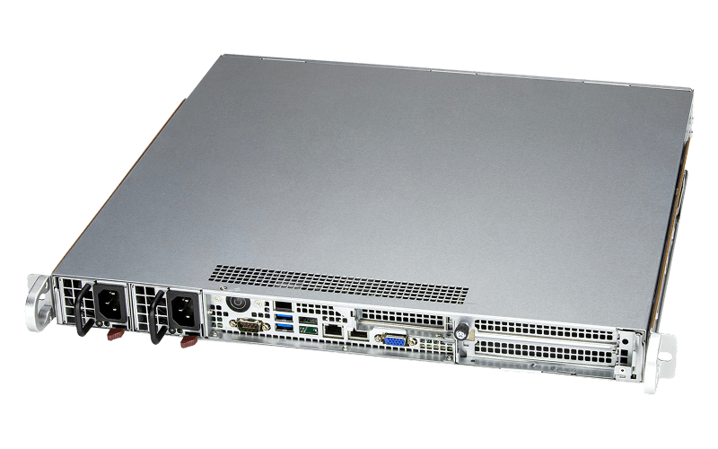 Supermicro 1U Edge System with Single Intel® Xeon® 6700/6500 series processors with P-cores or 6700 series processors with E-cores