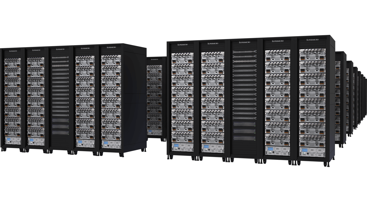 SuperCluster Supermicro refroidi par liquide