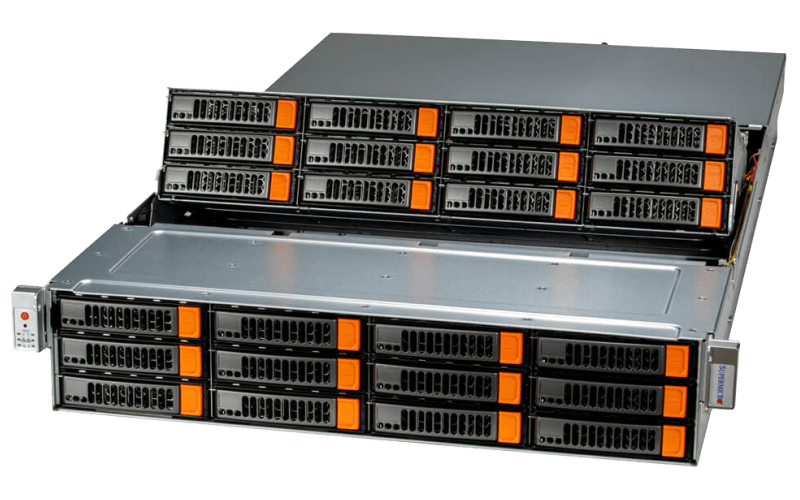 Supermicro 2U 24-bay Simply Double Storage Server ASG-2015S-E1CR24H/L with AMD EPYC™ 9004 Series Processor