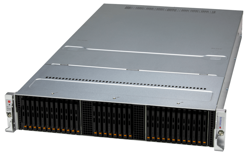 Supermicro 2U 32-bay E3.S Petascale Storage Server with AMD EPYC™ 9004 Series Processor