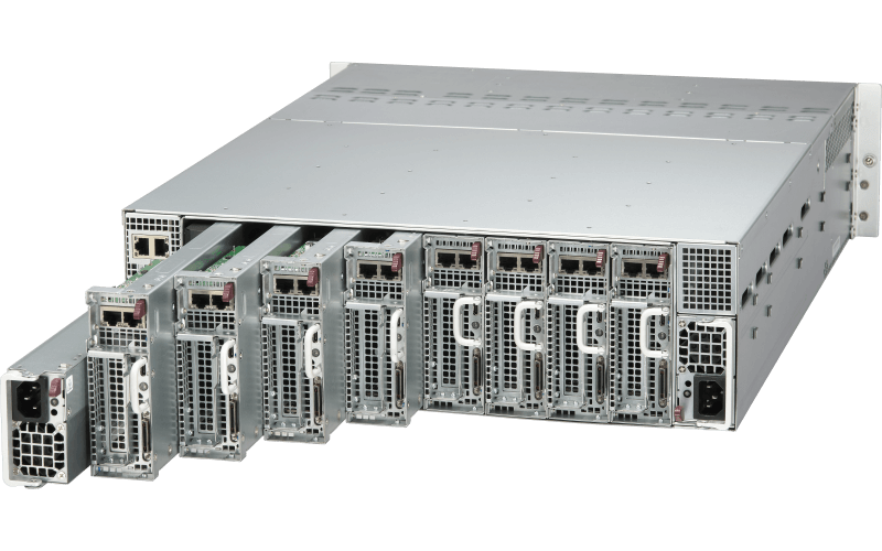 Supermicro 3U 8-node MicroCloud system