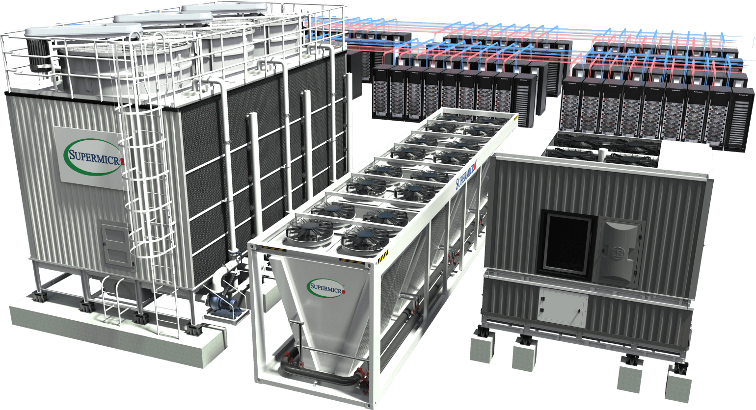 Supermicro DCBBS site infrastructure shot