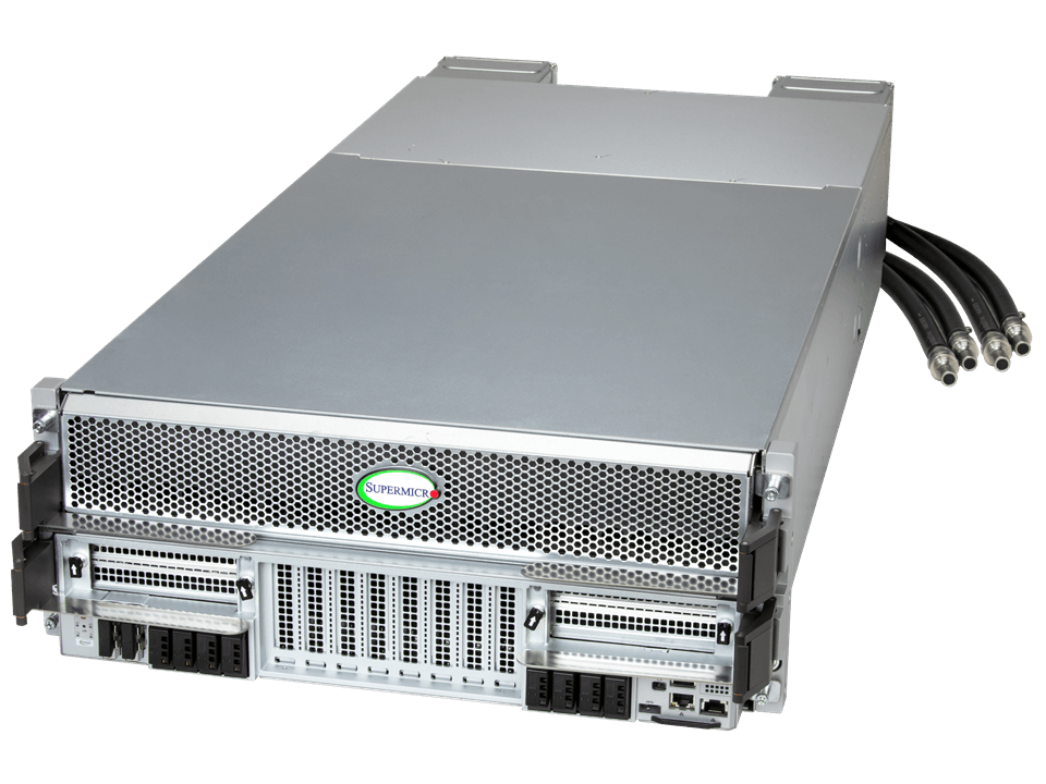 Supermicro NVIDIA搭載液冷式4U 8GPUシステムHGX™ B200