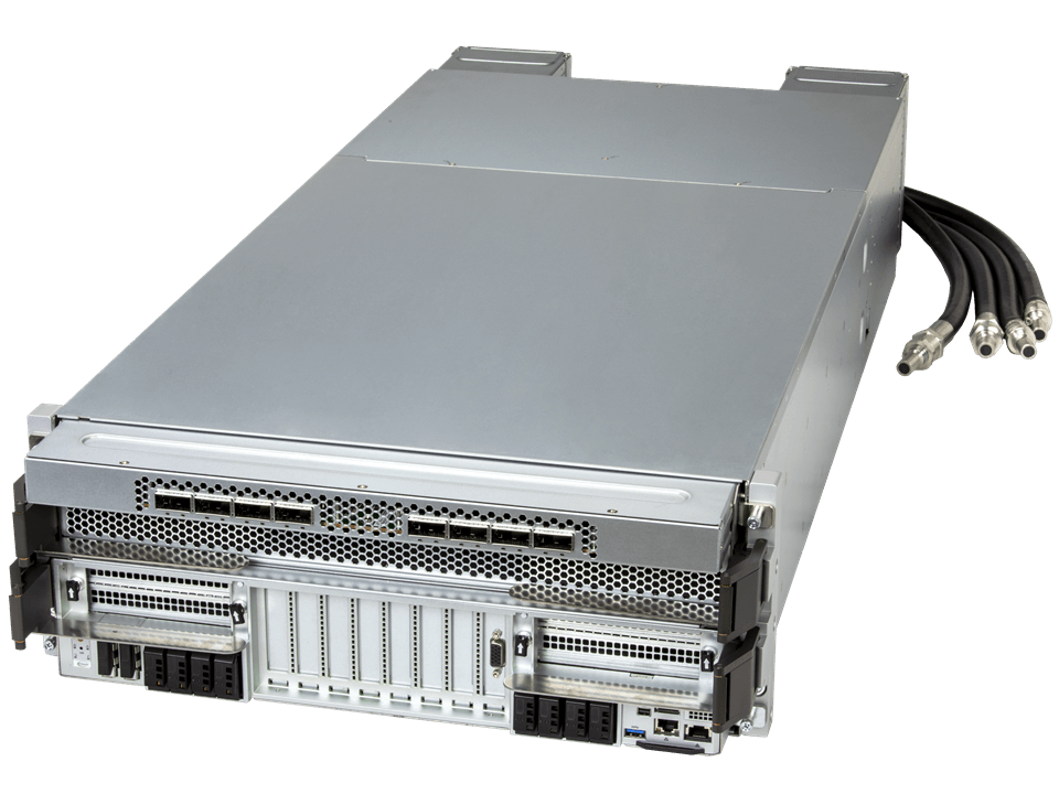 Supermicro Liquid-Cooled 4U 8-GPU System with NVIDIA HGX™ B300