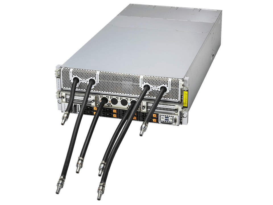 Supermicro Liquid-Cooled 4U 8-GPU System with AMD Instinct™