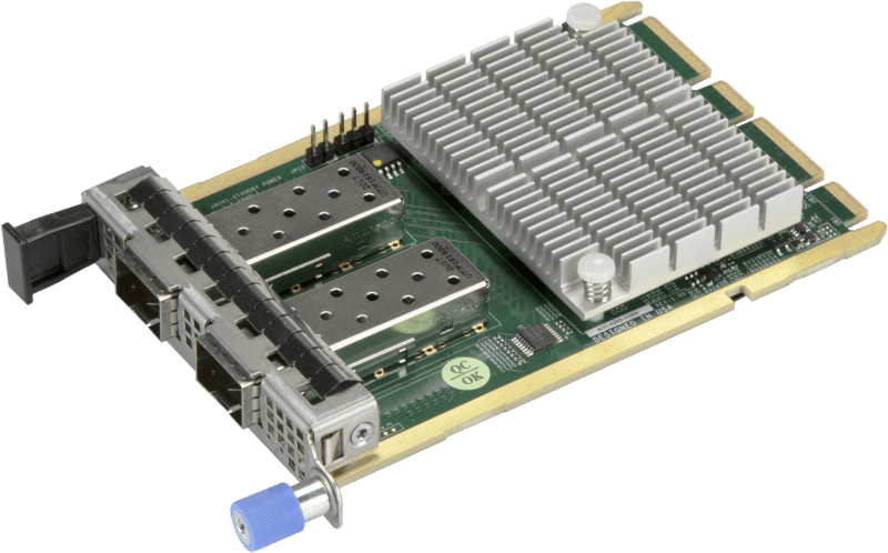 Supermicro 2-Port GbE tarjeta adaptadora PCIe Gigabit Ethernet LAN AOC-SG-I2 