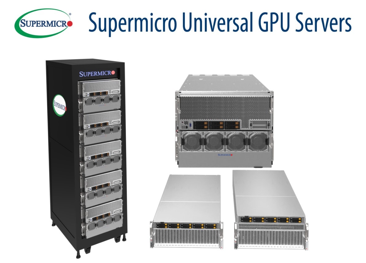 Supermicro анонсувала універсальний 8GPU-сервер 8U