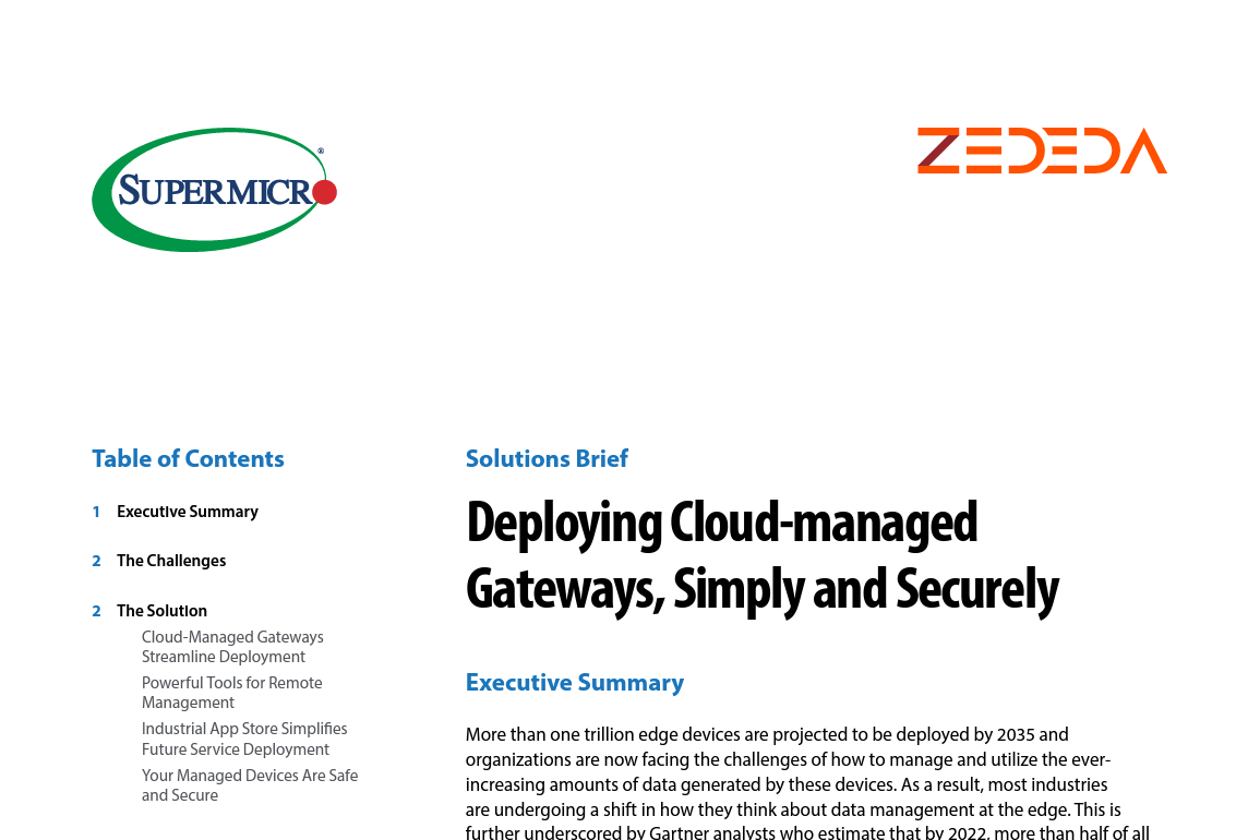Thumbnail: Solution Brief – Zededa