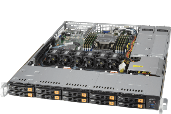 Supermicro 1U Single-Processor 10-NVMe Storage Server SSG-110P-NTR10
