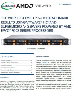 Das weltweit erste TPCx-HCI-Benchmark-Dokument