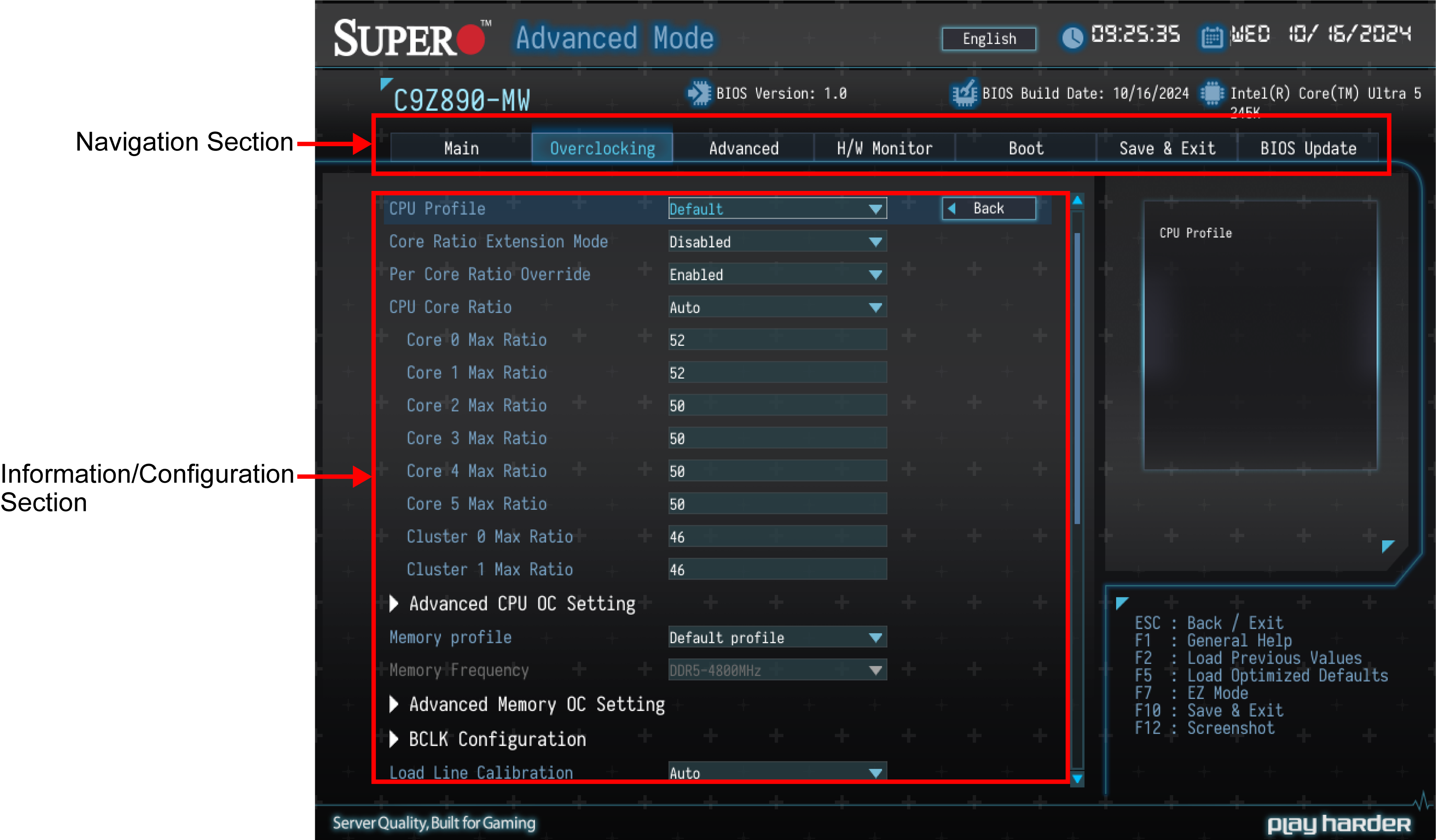 C9Z890-MW/C9B860-MW/C9Q870-M: Starting the Setup Utility