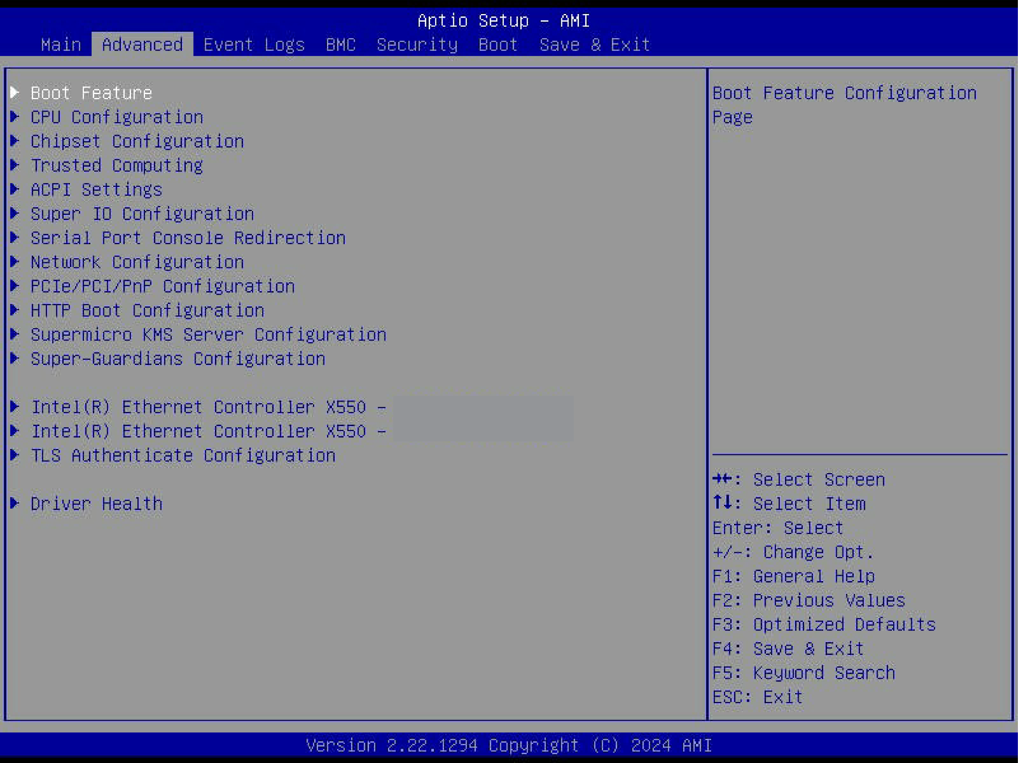 : Advanced Setup Configuration